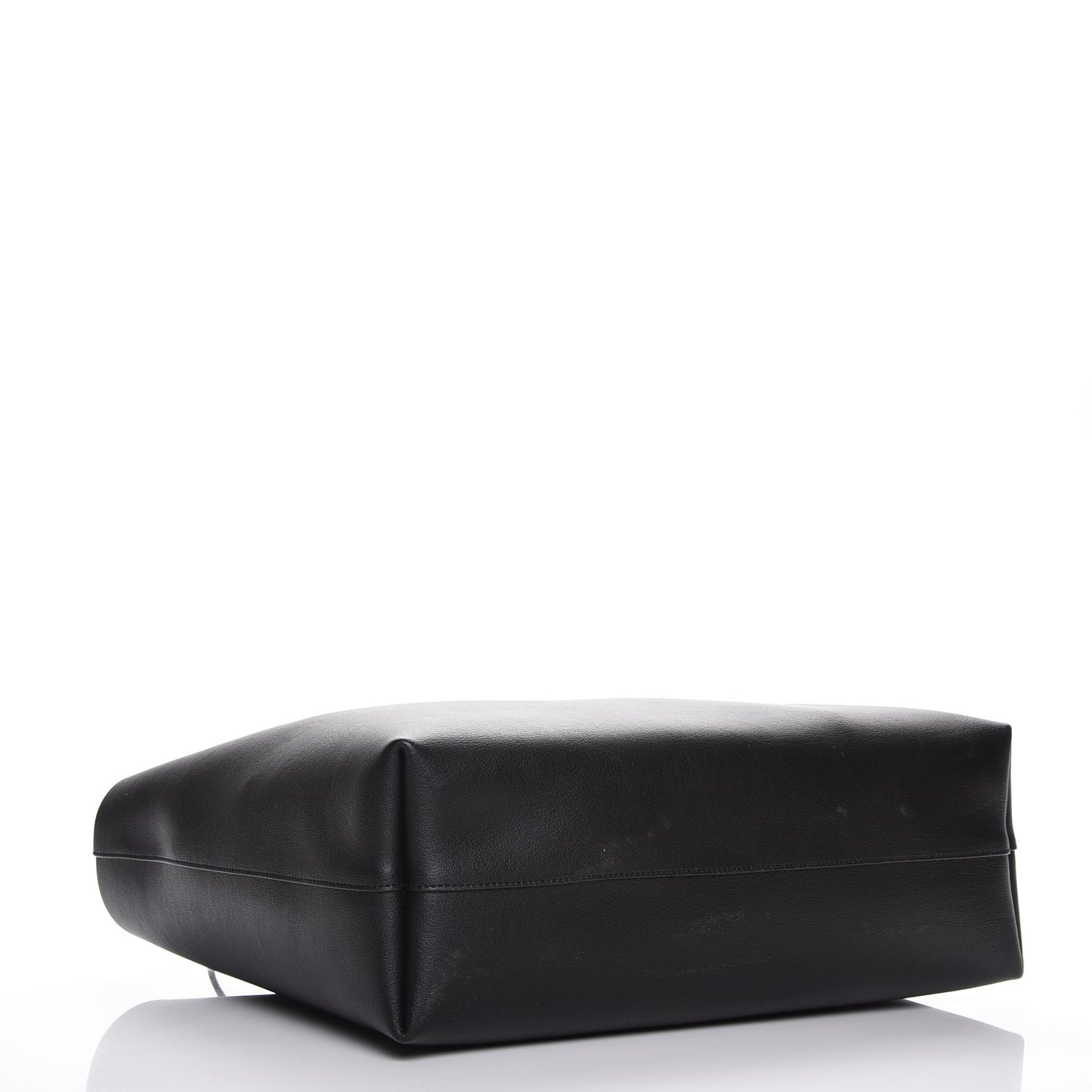 Calfskin Large Shopping Tote Black