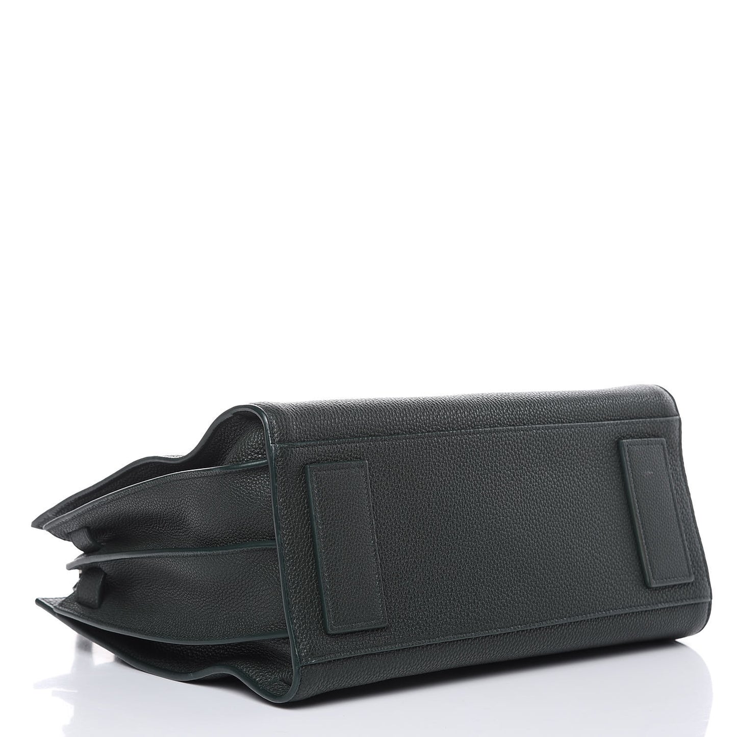 Grained Calfskin Small Supple Sac De Jour Dark Vert