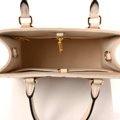 Louis Vuitton Empreinte Monogram Giant Onthego PM Creme Bois De Rose 5 of 9