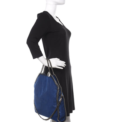 Stella McCartney Shaggy Deer Falabella Fold Over Tote Blue 2 of 9