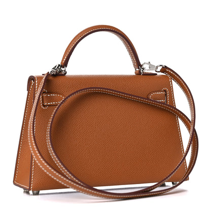 Hermes Epsom Mini Kelly Sellier 20 Gold 2 of 13