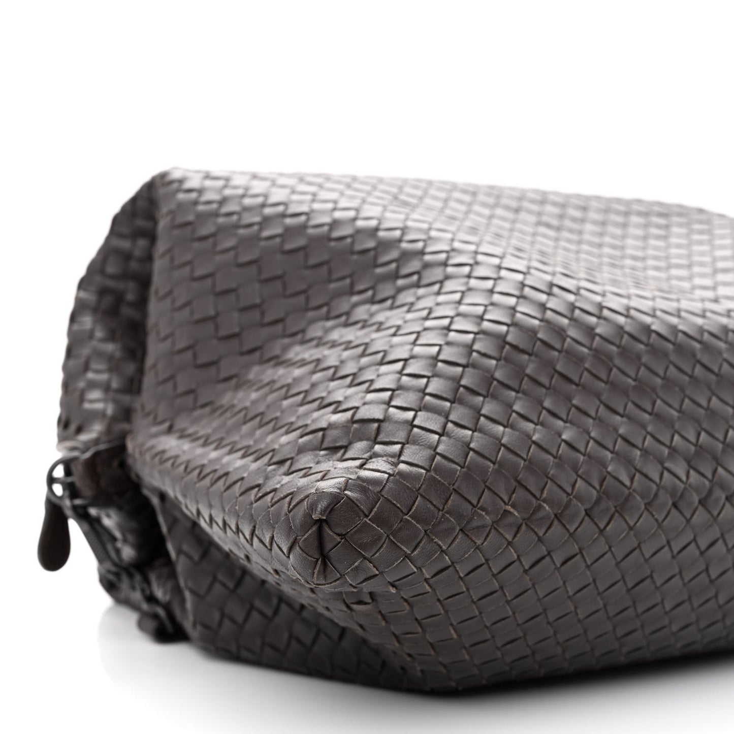 Nappa Intrecciato Maxi Convertible Tote Ebano