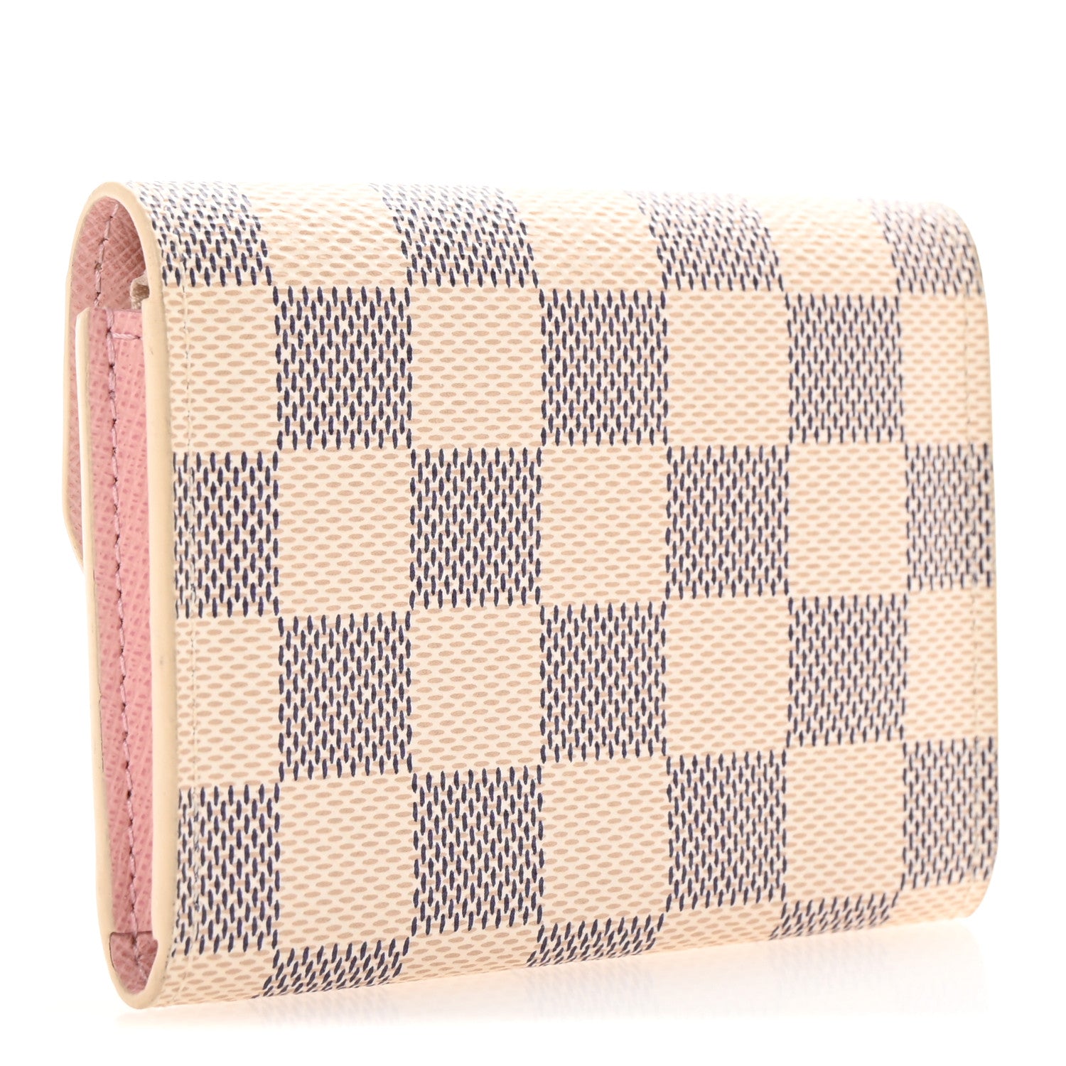 Louis Vuitton Damier Azur Rosalie Coin Purse Rose Ballerine 3 of 6