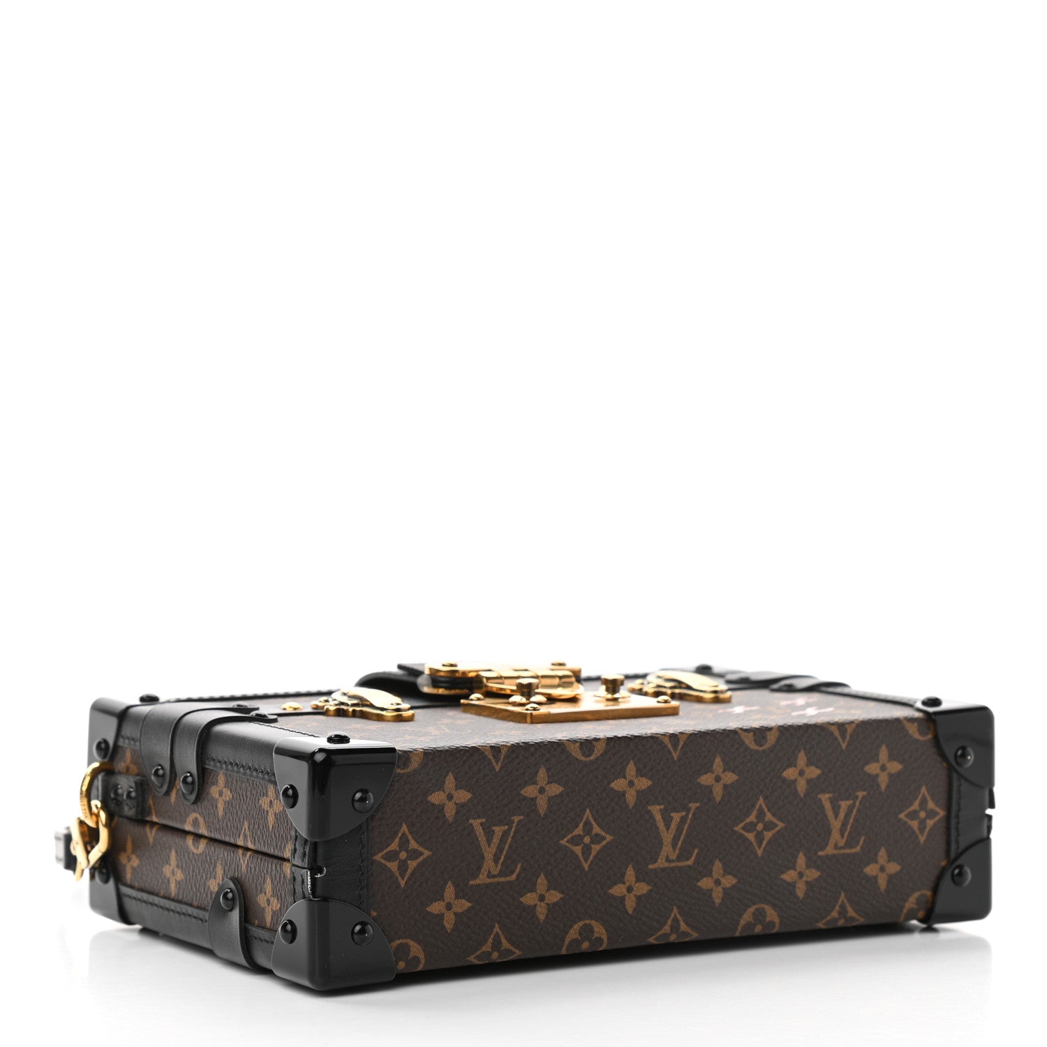 Louis Vuitton Monogram Petite Malle Black 4 of 10