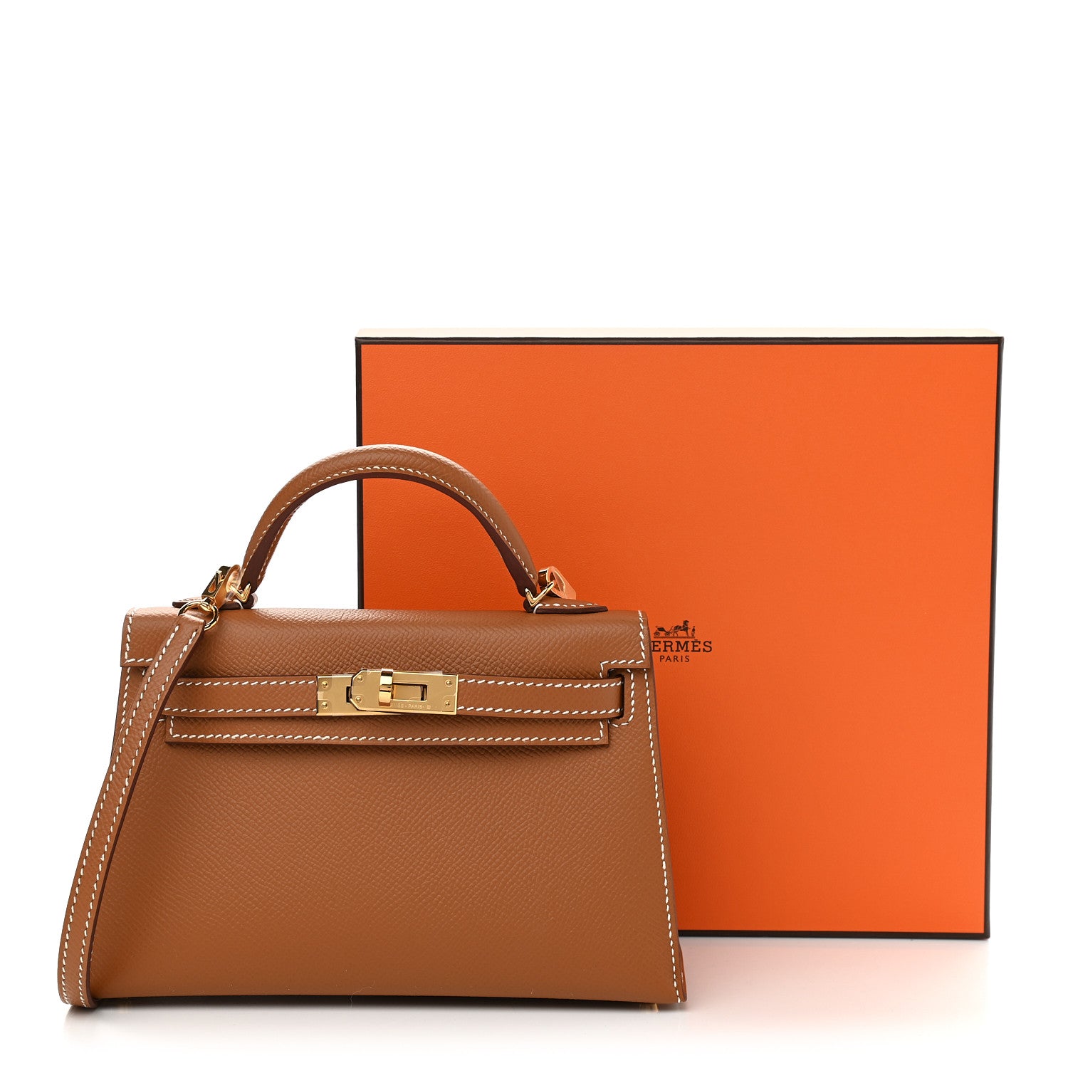 Hermes Epsom Mini Kelly Sellier 20 Gold 11 of 11