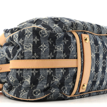 Louis Vuitton Denim Raye Cabas GM 8 of 16