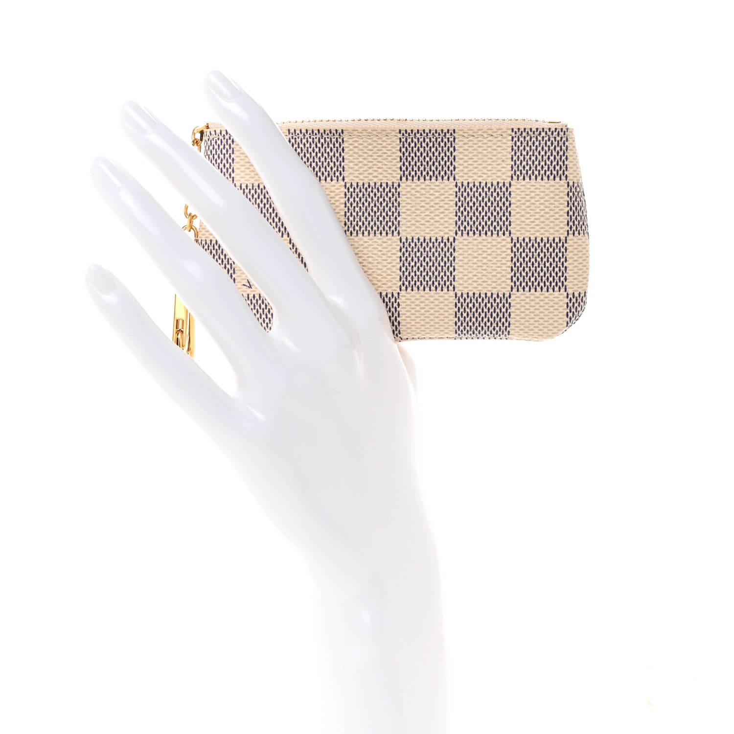 Louis Vuitton Damier Azur Key Pouch 2 of 9
