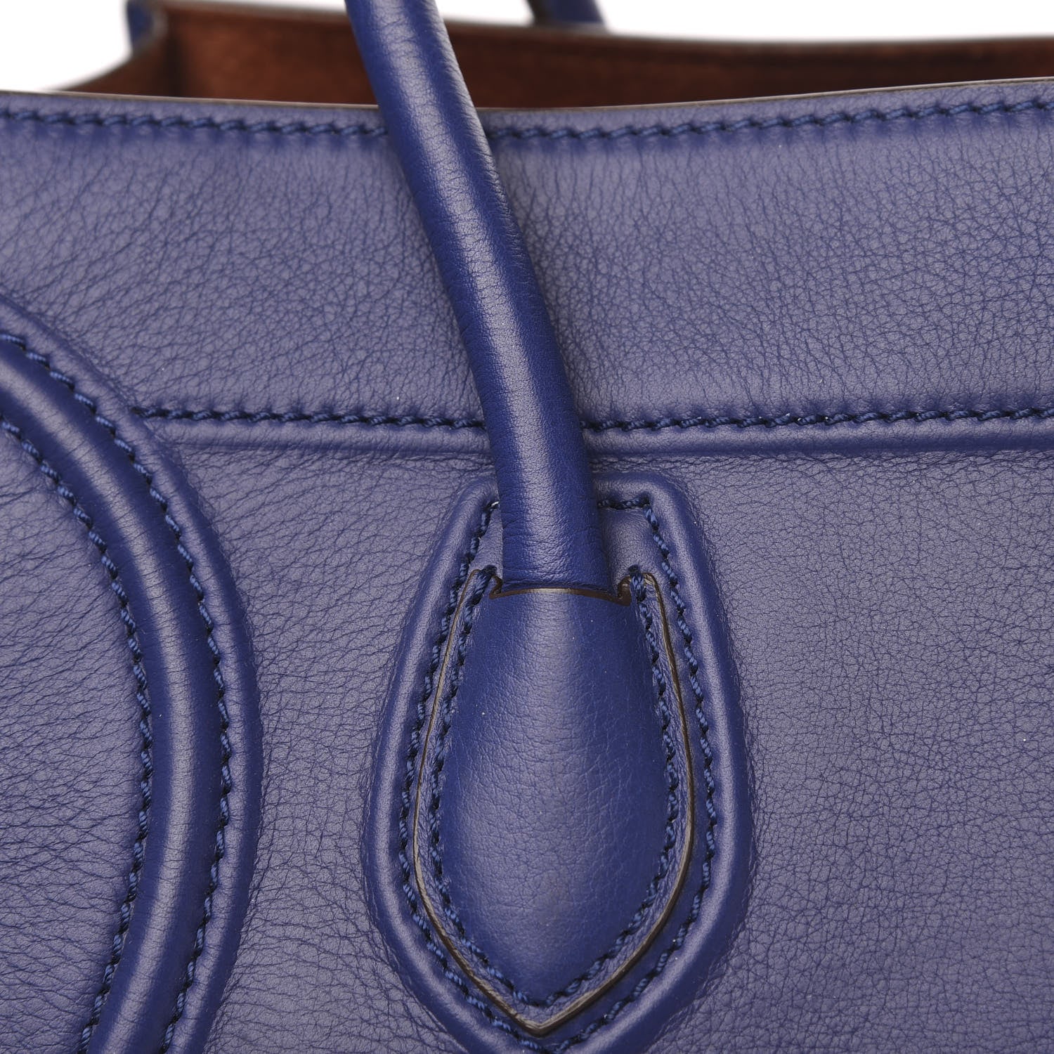 Celine Supple Calfskin Medium Phantom Luggage Indigo 11 of 13