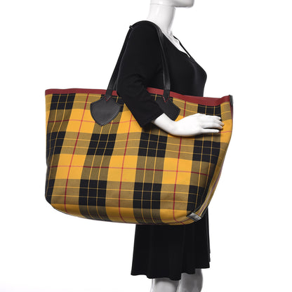 Burberry Vintage Check Extra Large The Giant Reversible Tote Blue 2 of 20