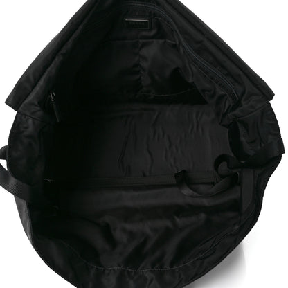 Prada Tessuto Nylon Saffiano Racing Logo Messenger Bag Black 5 of 13
