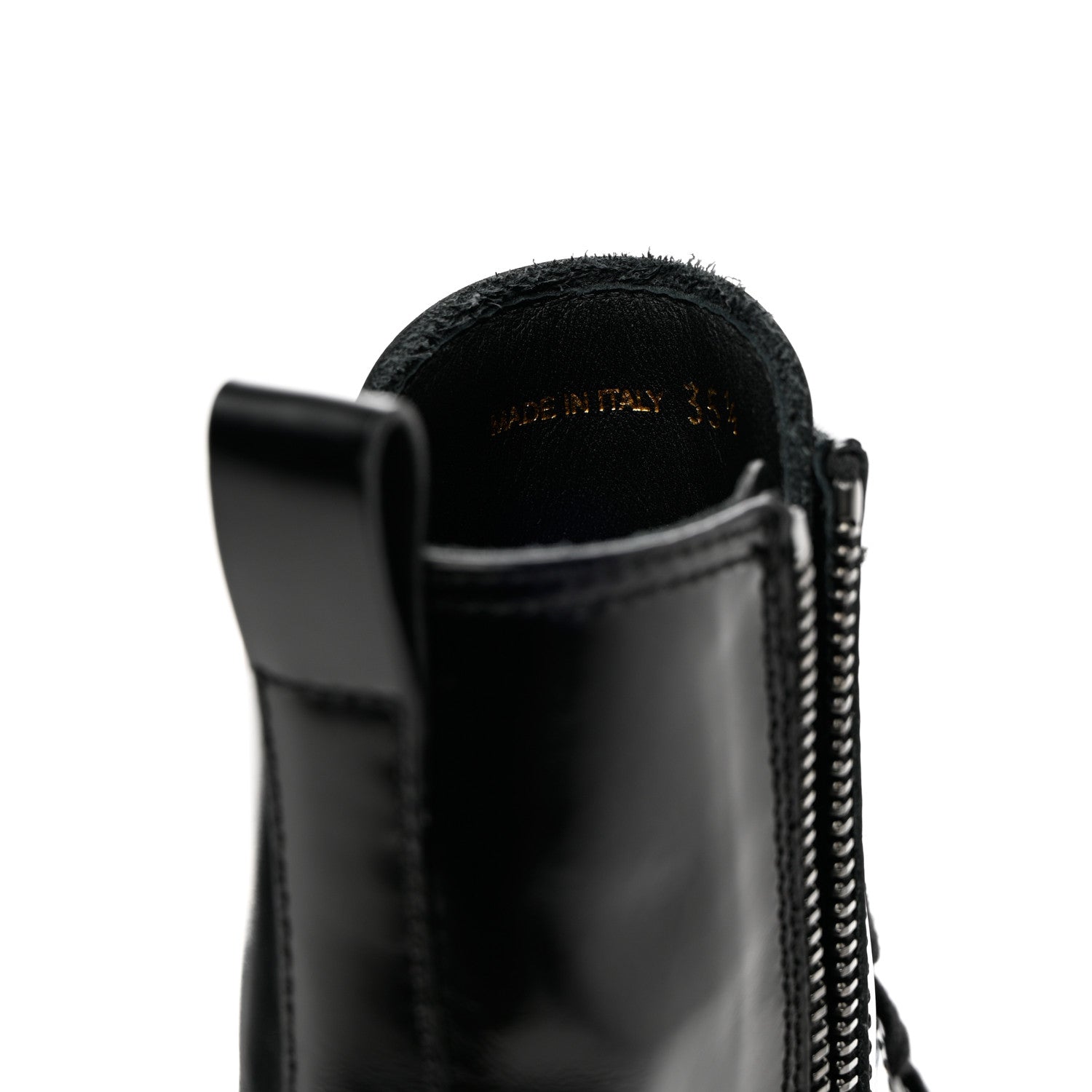 Prada Spazzolato Chocolate 50mm Combat Boots 35.5 Black 7 of 9