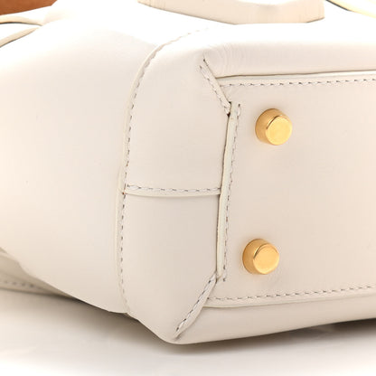 Bottega Veneta French Calfskin Maxi Intrecciato Mini Arco Bianco 8 of 9