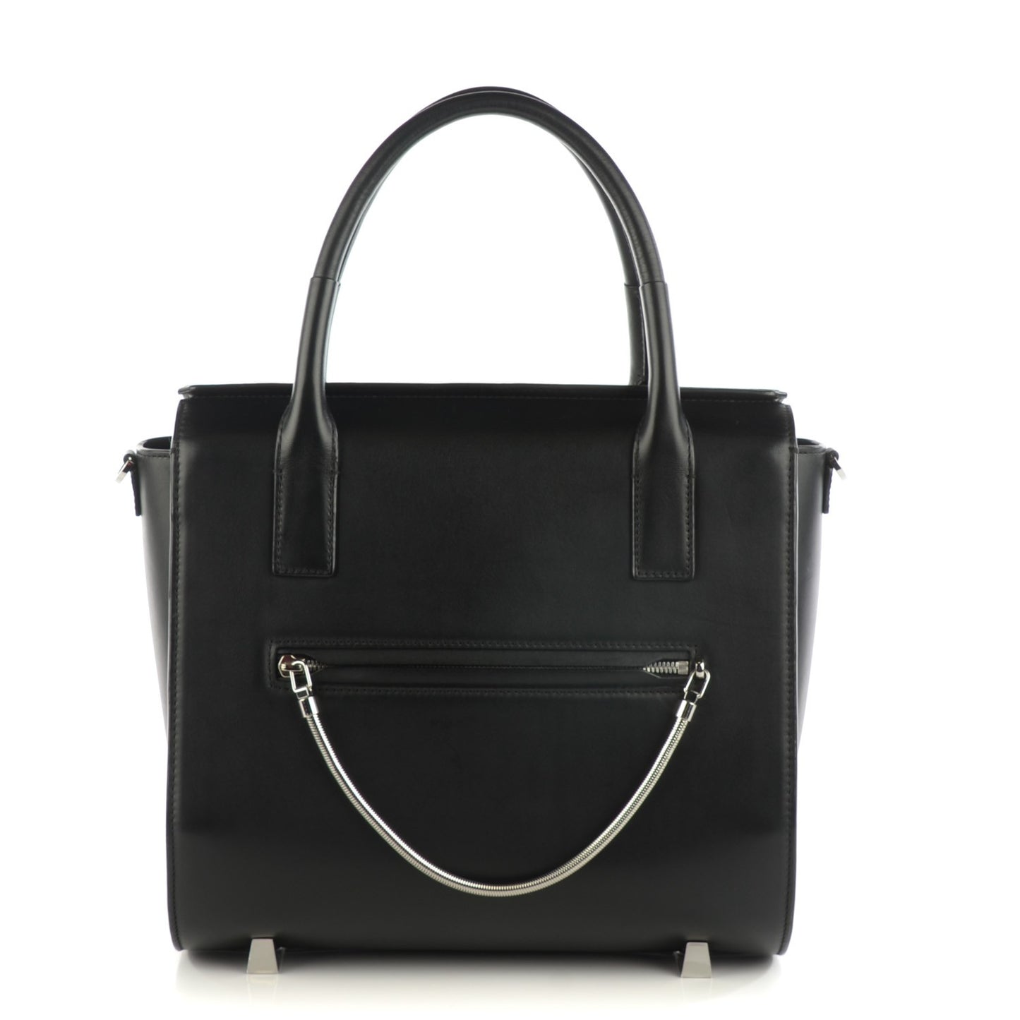 Smooth Calfskin Large Chastity Bag Black Rhodium Hardware