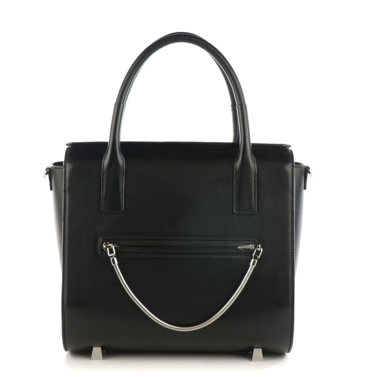 Alexander Wang Smooth Calfskin Large Chastity Bag Black Rhodium Hardware 1 of 7