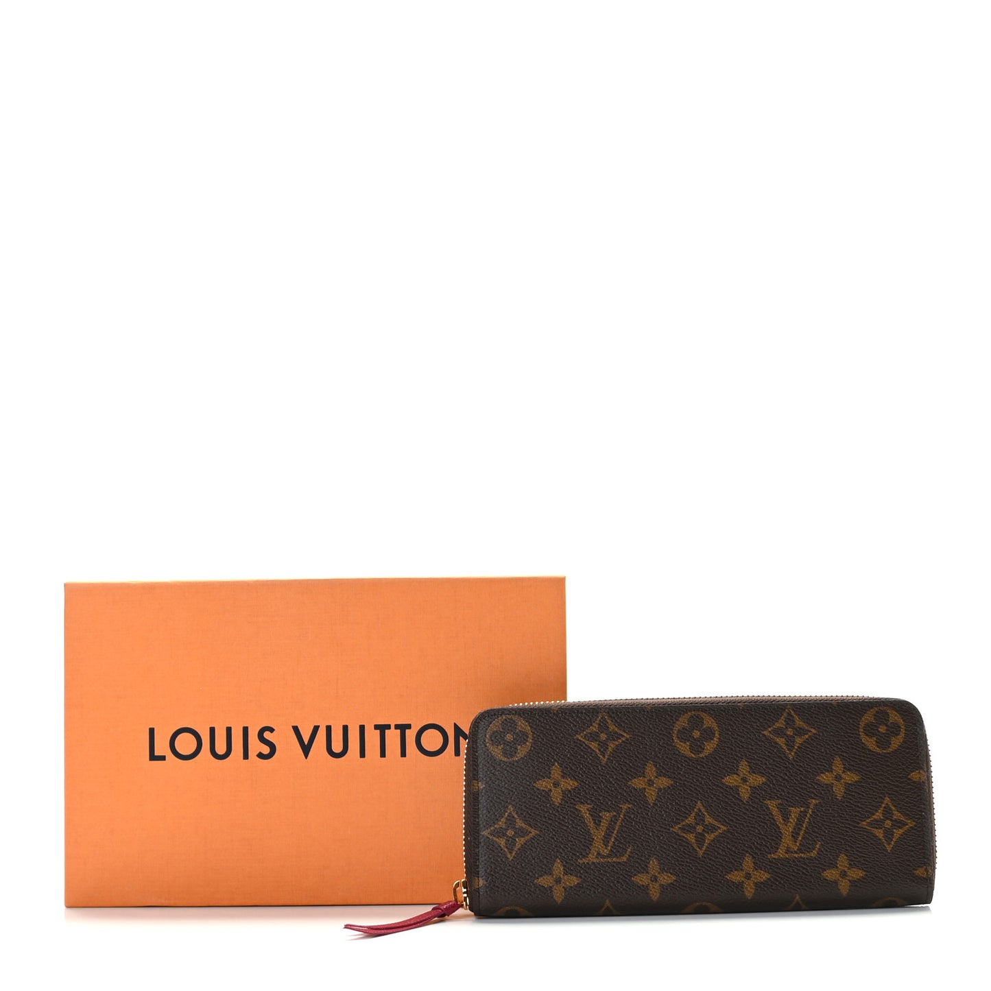 Monogram Clemence Wallet Fuchsia