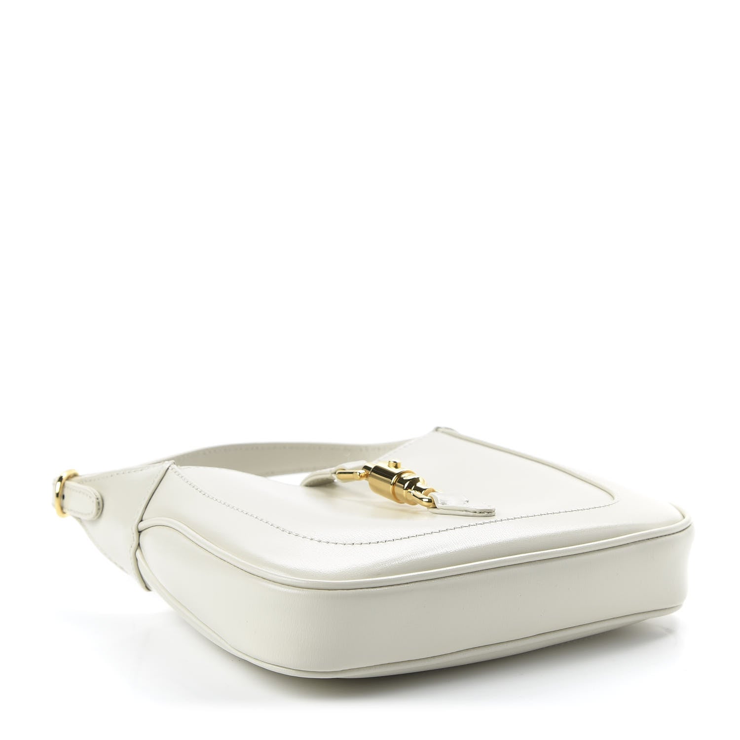 Gucci Boarded Dyana Lux Calfskin Mini Jackie 1961 Hobo Mystic White 4 of 10