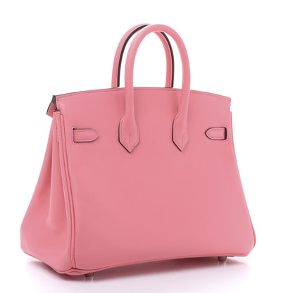 Hermes Swift Birkin 25 Rose D'ete 3 of 12