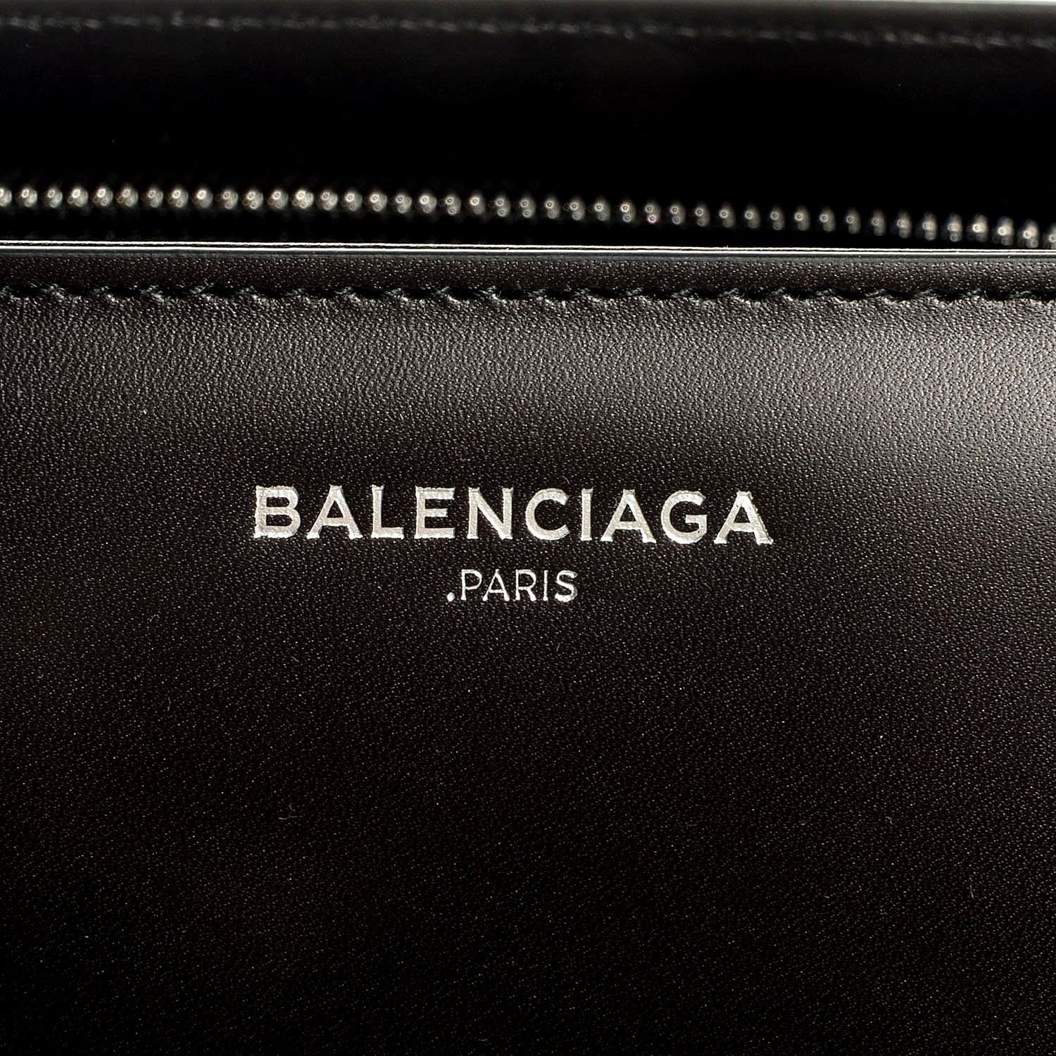 Balenciaga Calfskin Karung S Padlock Nude Work Black Electric Blue 9 of 9