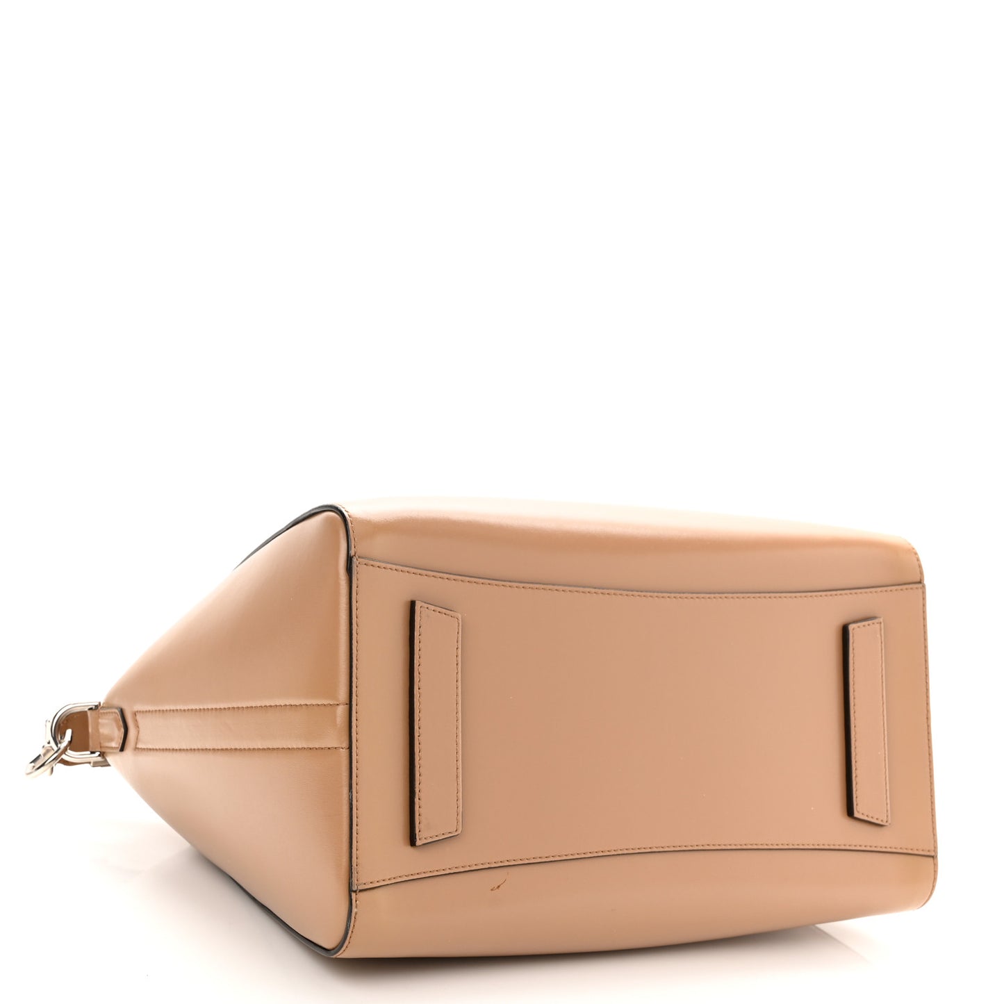 Shiny Lord Calfskin Medium Antigona Dark Beige