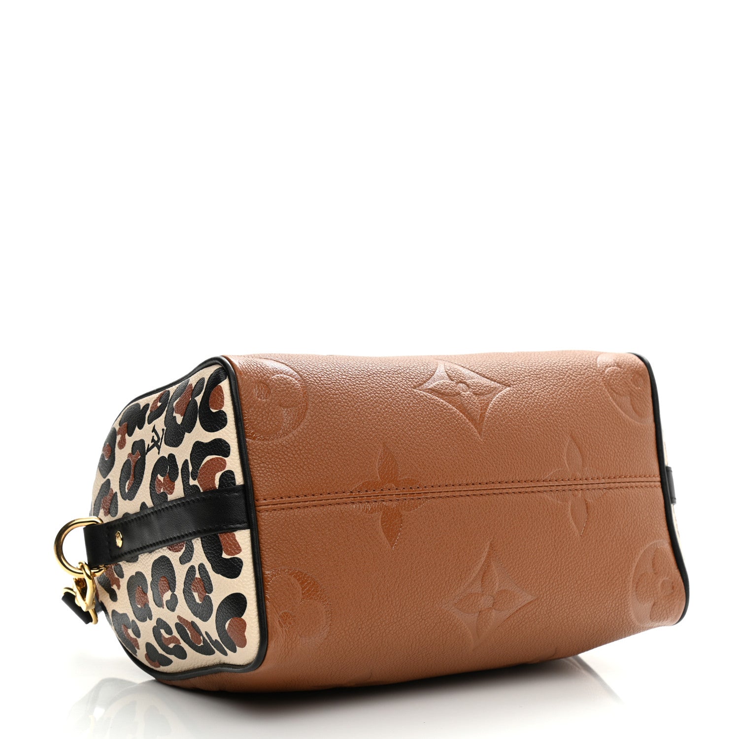Louis Vuitton Empreinte Monogram Giant Wild At Heart Speedy Bandouliere 25 Caramel 4 of 8