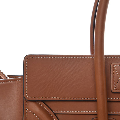 Celine Natural Calfskin Micro Luggage Tan 10 of 14