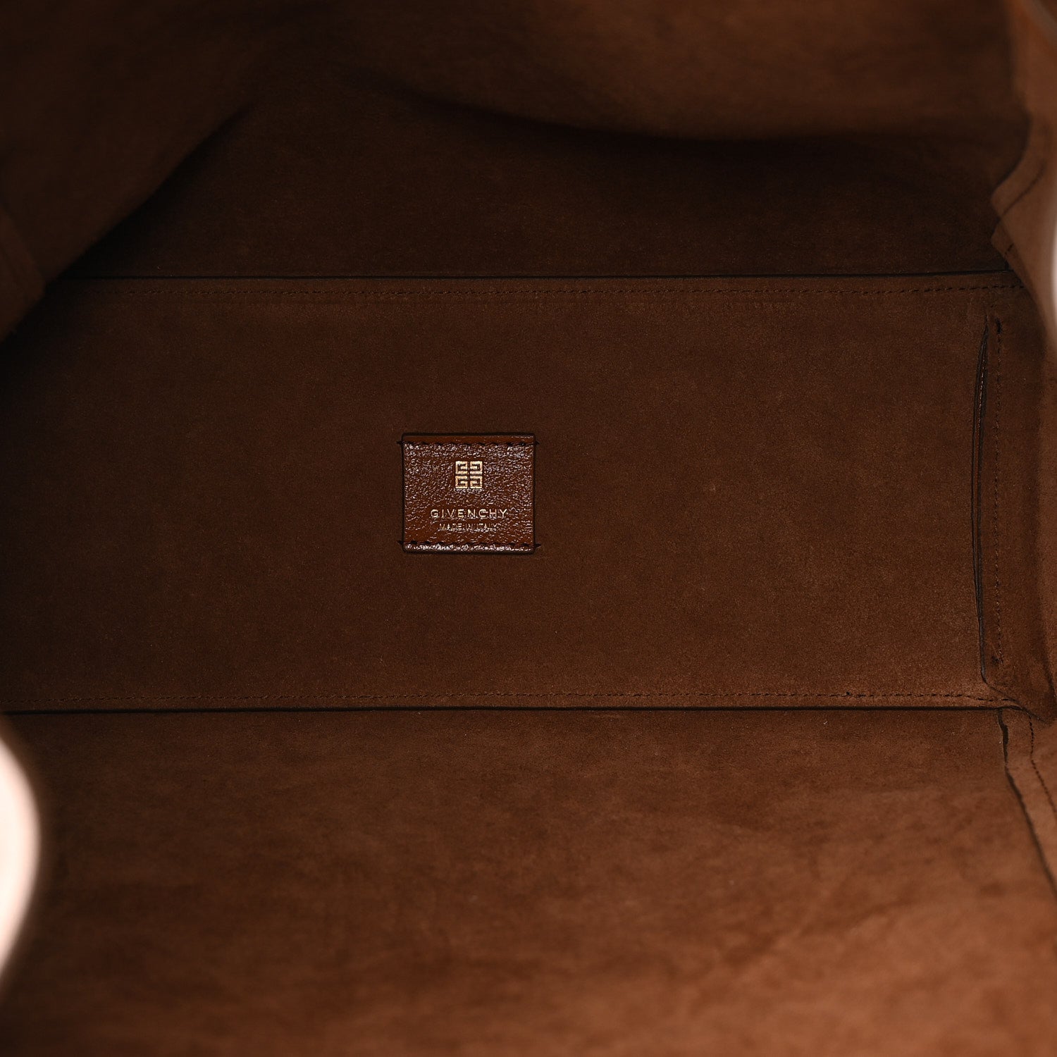 Givenchy Tumbled Buffalo Voyou Medium North South Tote Soft Tan 5 of 9