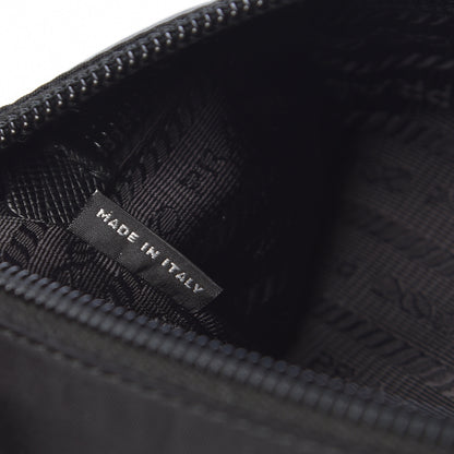 Prada Tessuto Nylon Vela Wristlet Black 7 of 7