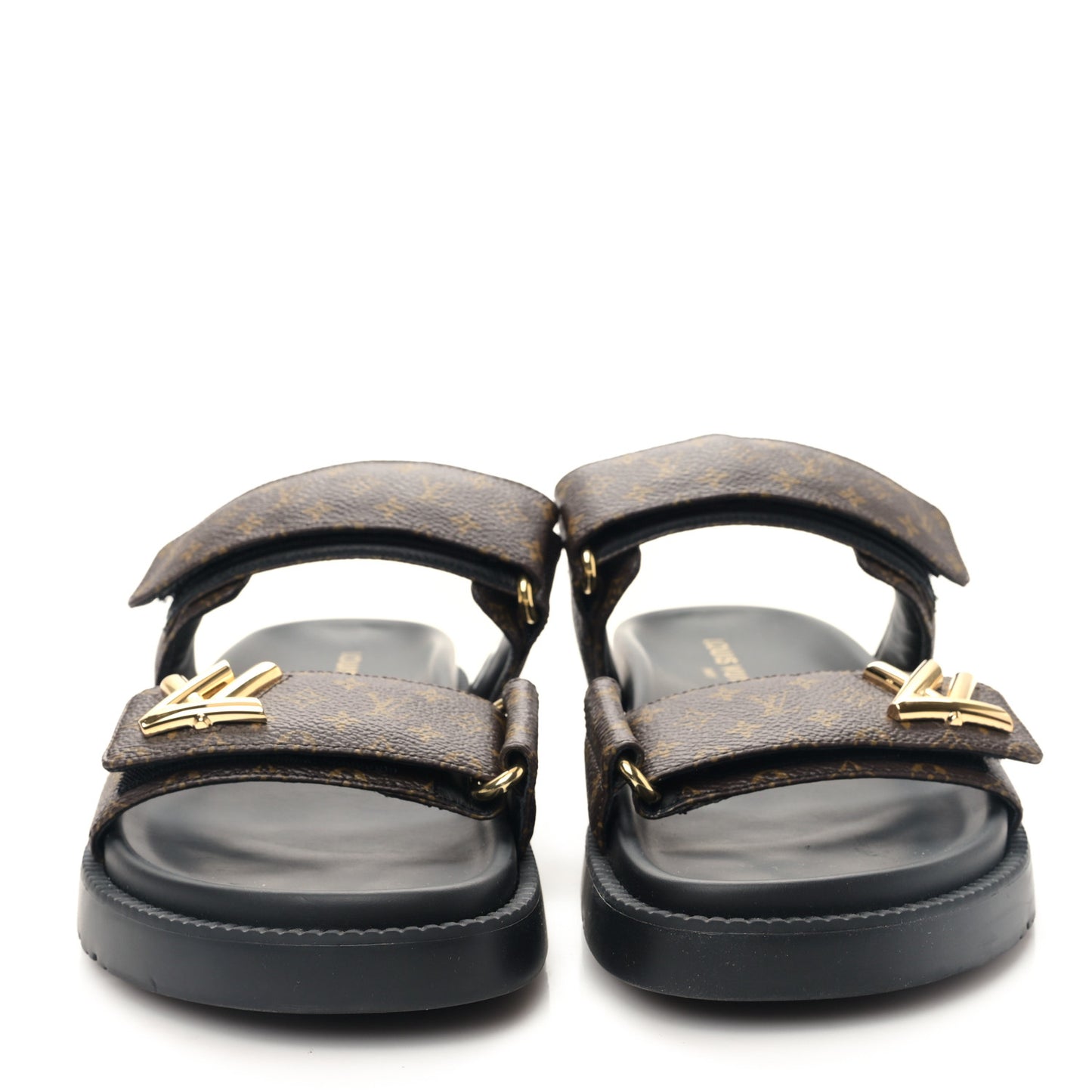 Monogram LV Flat Sandals 41