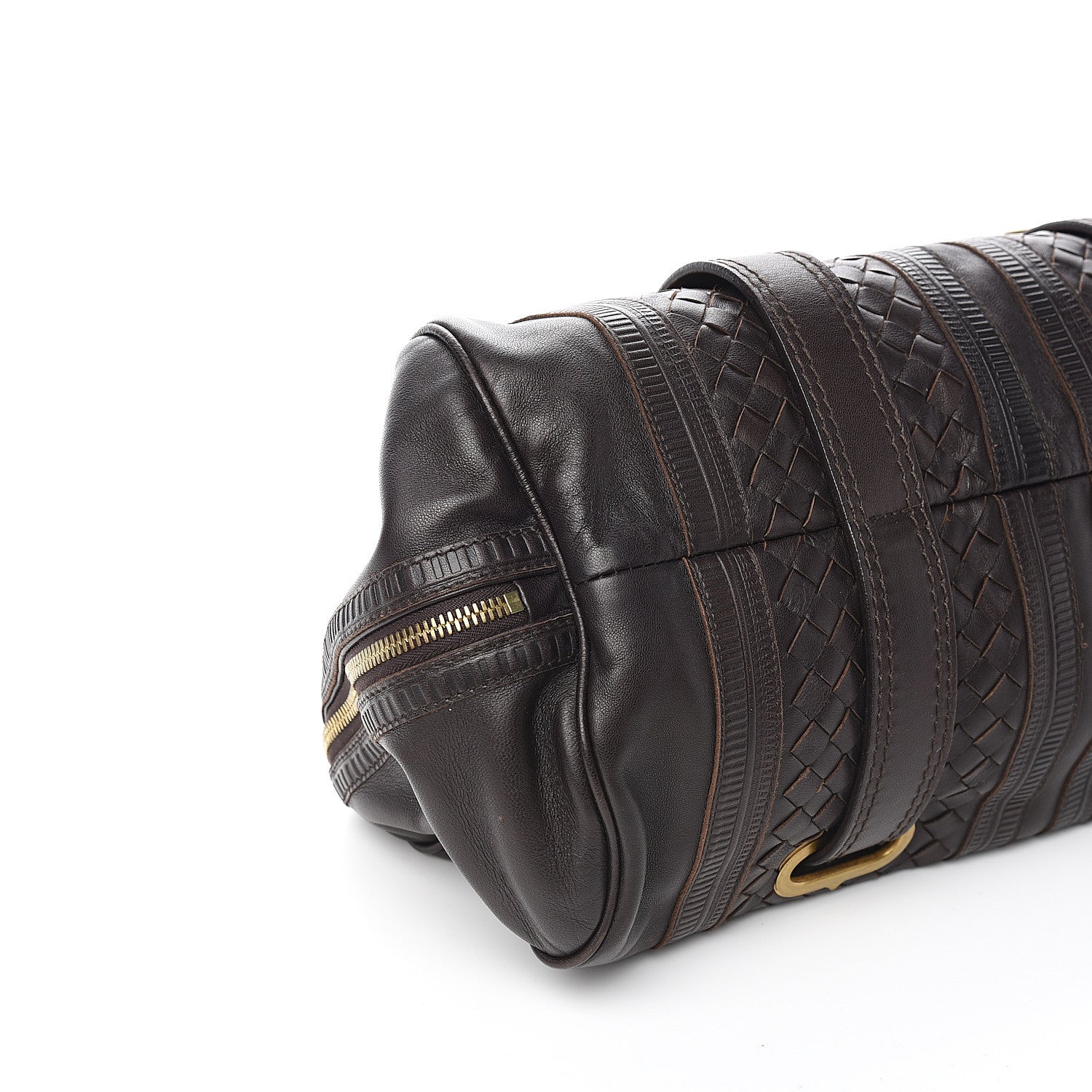 Bottega Veneta Nappa Intrecciato Accordion Satchel Moro 8 of 12