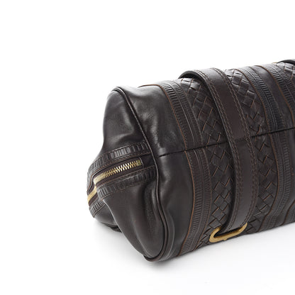 Bottega Veneta Nappa Intrecciato Accordion Satchel Moro 8 of 12