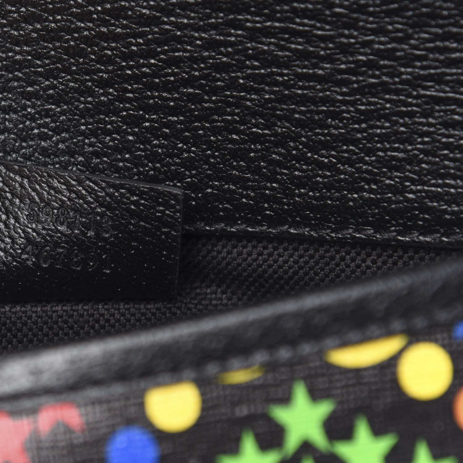 Gucci GG Supreme Monogram Psychedelic Slim Belt Bag Black 7 of 10