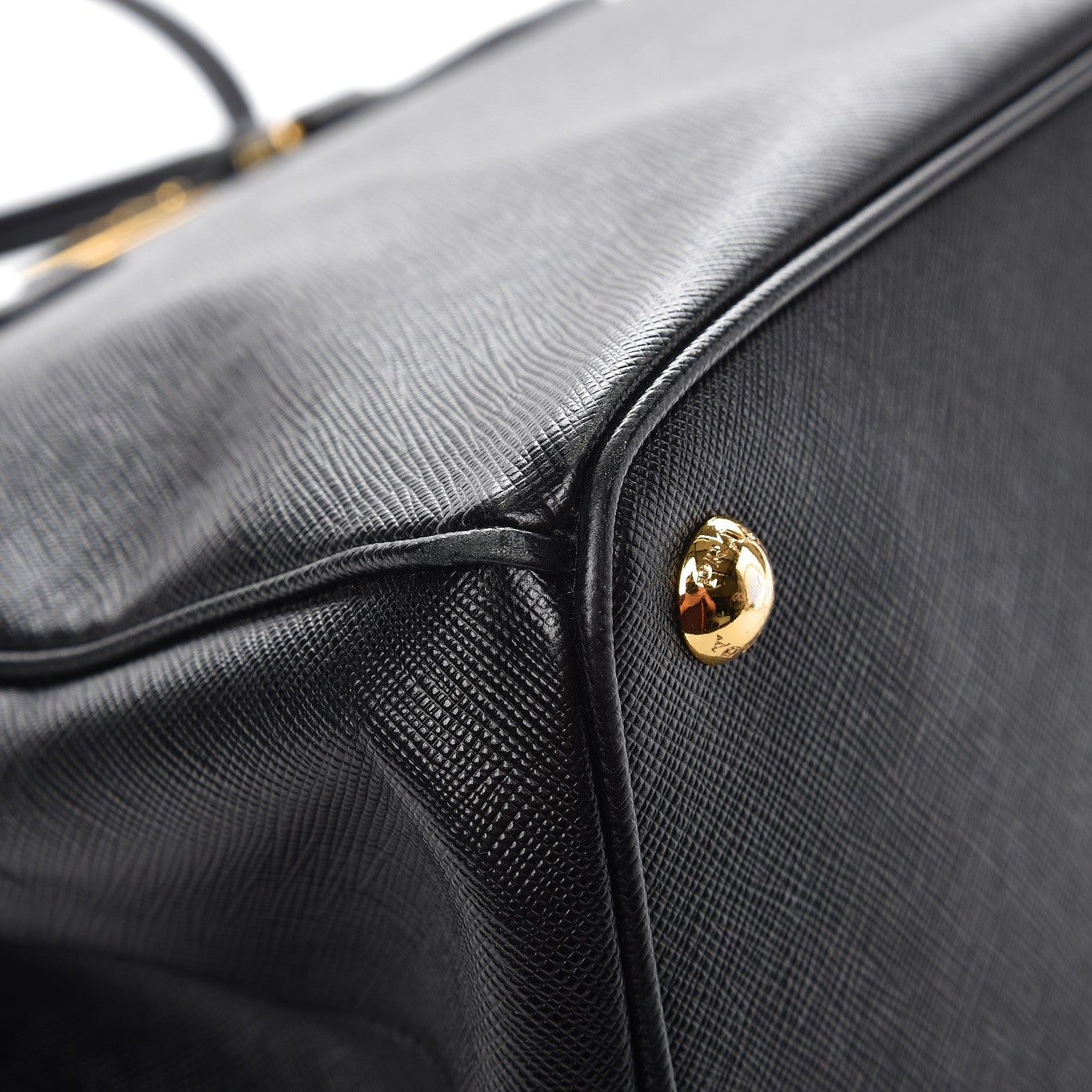 Prada Saffiano Medium Galleria Double Zip Tote Black 10 of 15