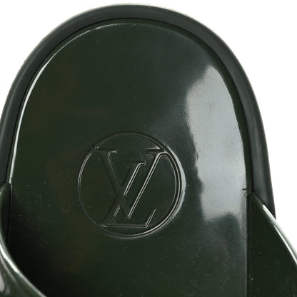 Louis Vuitton Monogram Sunbath Flat Mule Sandals 35 Kaki 6 of 7