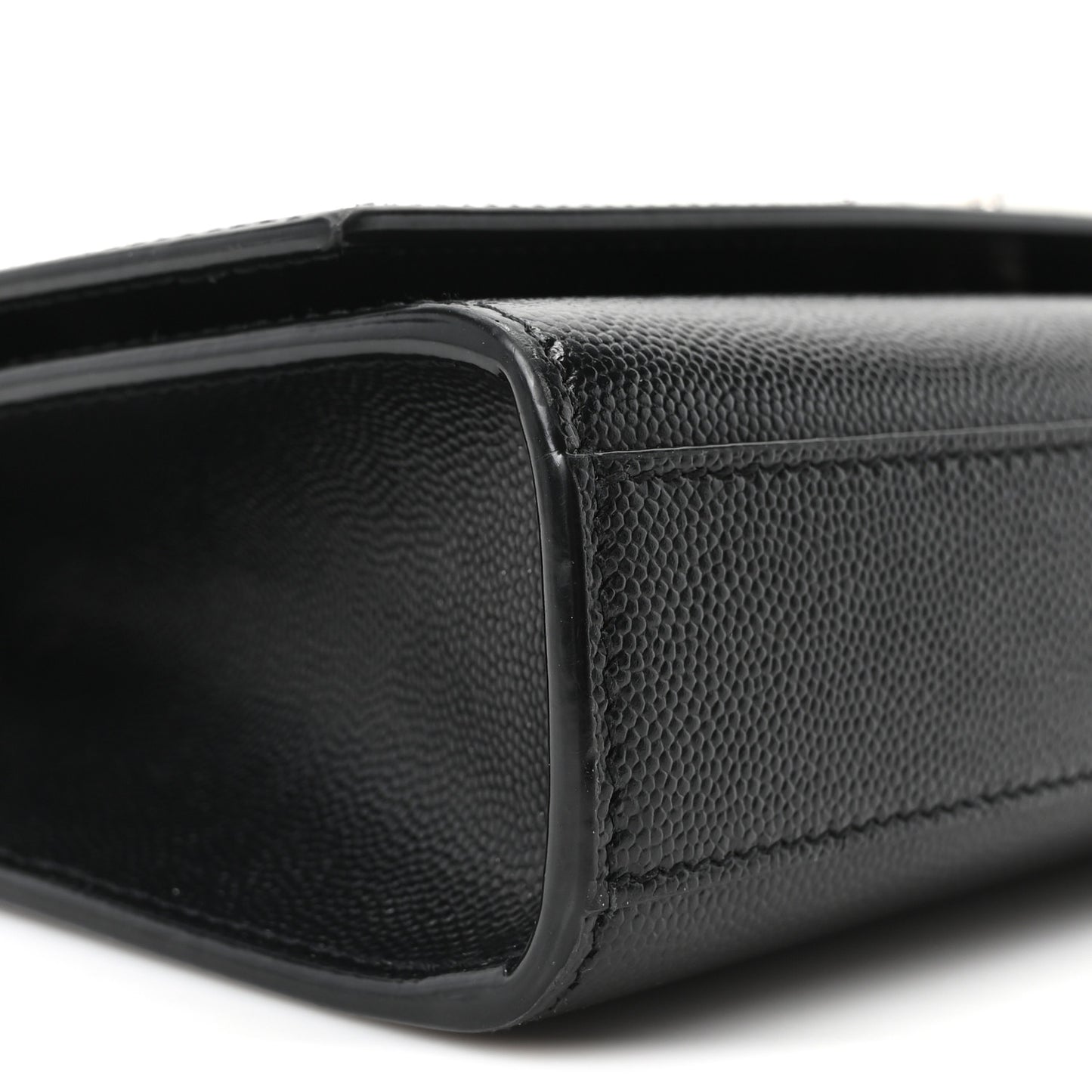 Grain De Poudre Medium Classic Monogram Kate Satchel Black