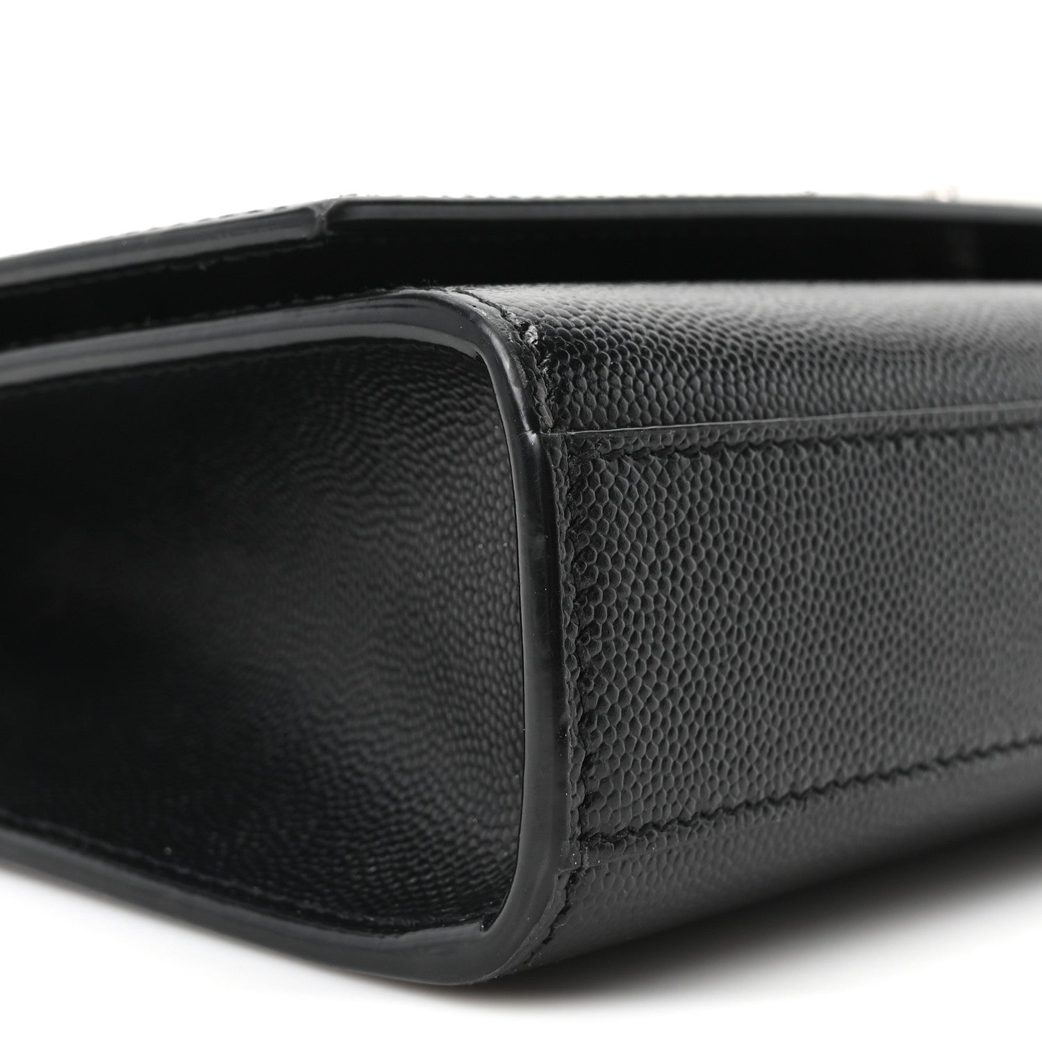 Saint Laurent Grain De Poudre Medium Classic Monogram Kate Satchel Black 8 of 9