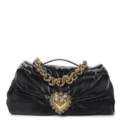 Dolce & Gabbana Nylon Devotion Shoulder Bag Black 1 of 8