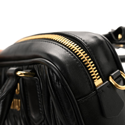 Miu Miu Nappa Matelasse Small Arcadie Black 10 of 10