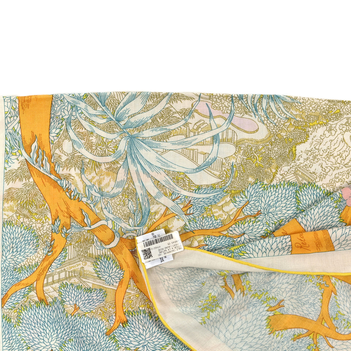 Cashmere Silk Retour a la Nature 140  Vert Jaune Rose