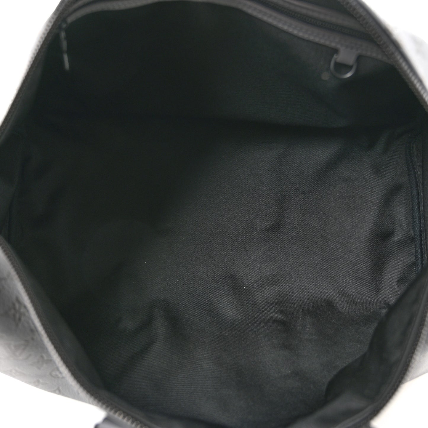 Calfskin Monogram Shadow Keepall Bandouliere 50 Anthracite gray