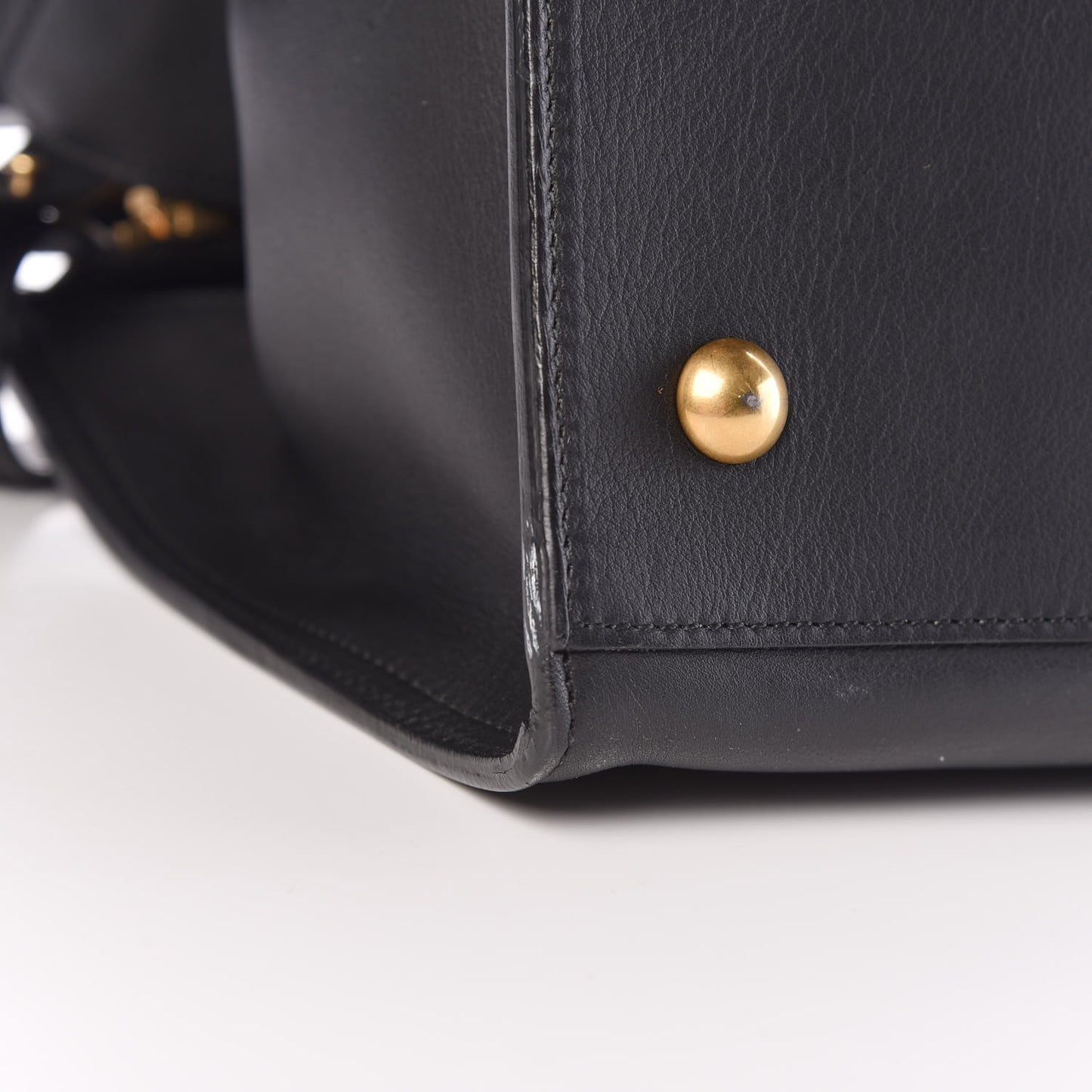 Calfskin Small Classic Y Cabas Black