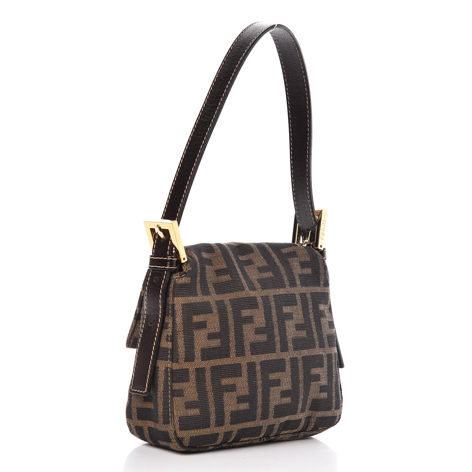 Fendi Zucca Mini Shoulder Bag Tobacco 3 of 9