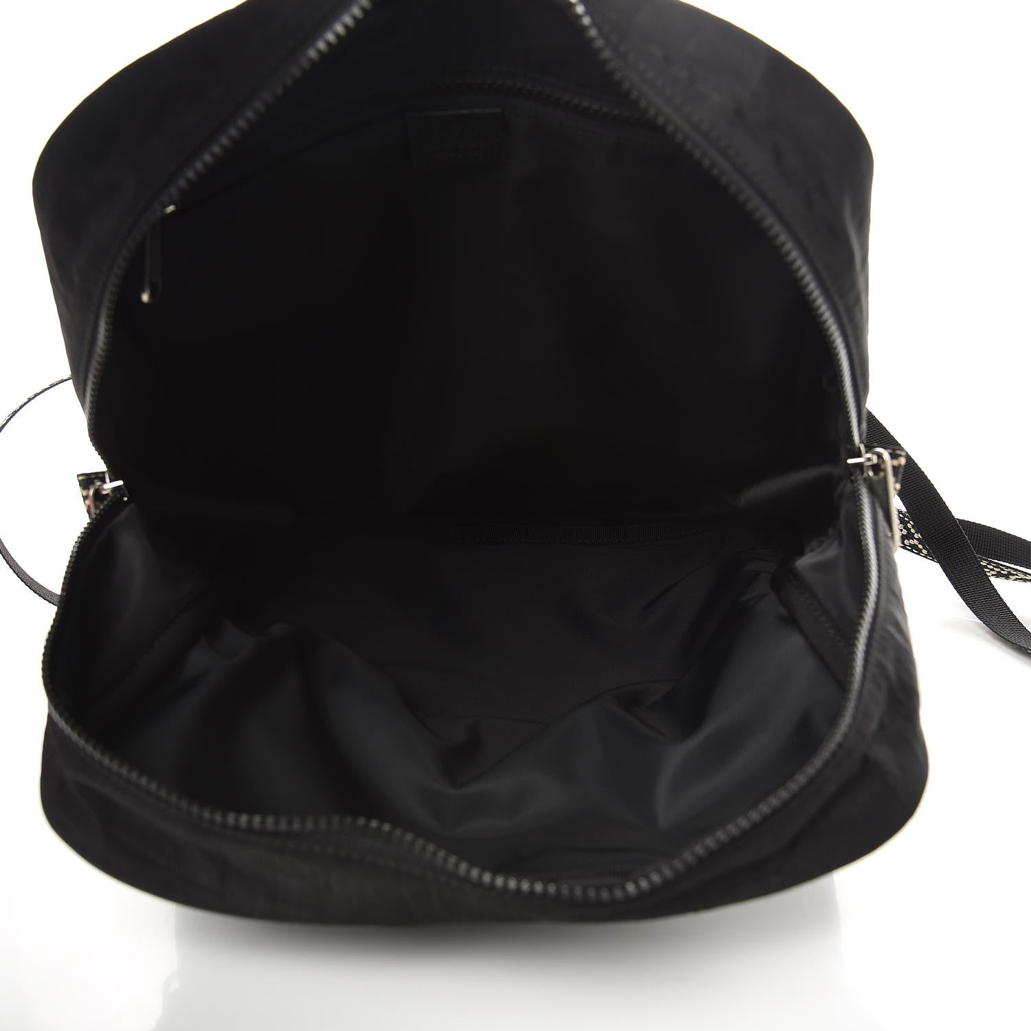 Gucci Nylon Twill 80s Logo Patch Backpack Black 5 of 8