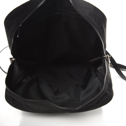 Gucci Nylon Twill 80s Logo Patch Backpack Black 5 of 8