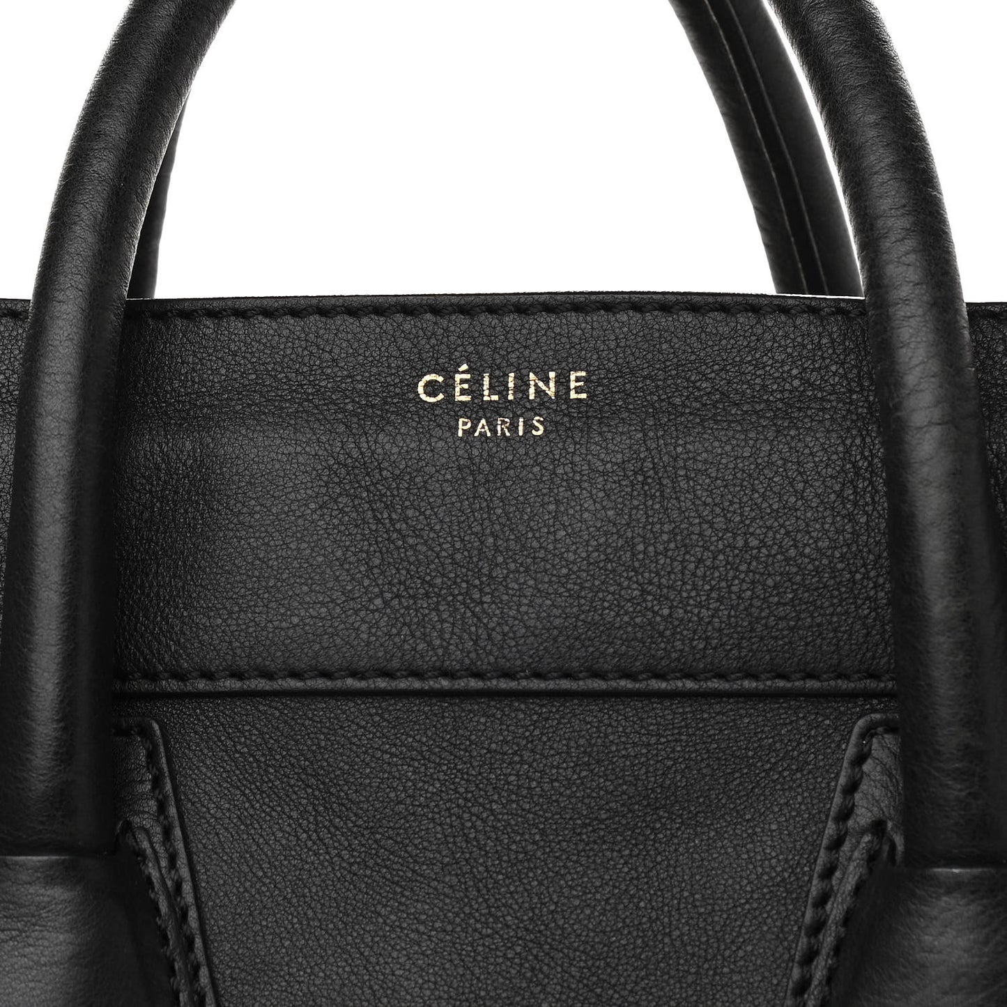 Smooth Calfskin Mini Luggage Black