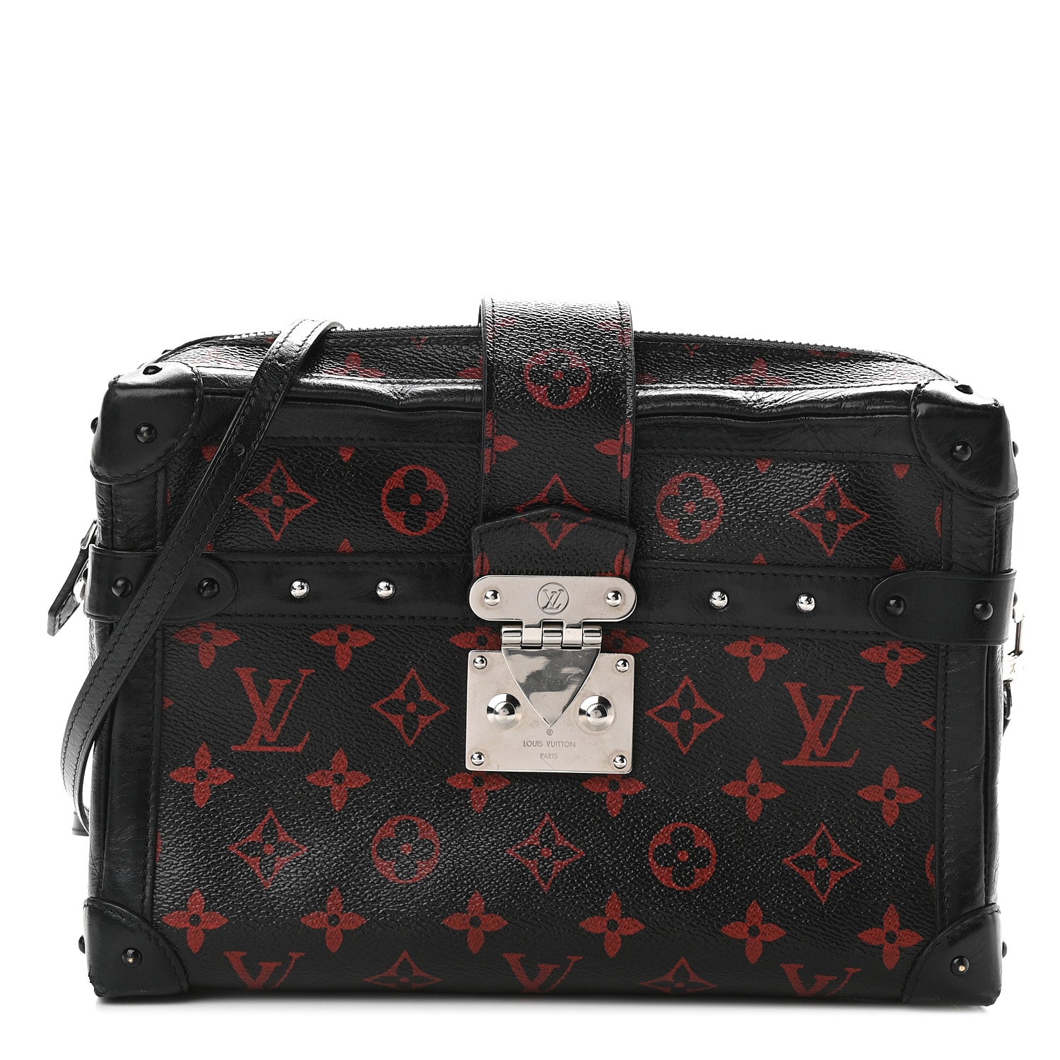 Louis Vuitton Monogram Petite Malle Soft MM Infrarouge 2 of 18