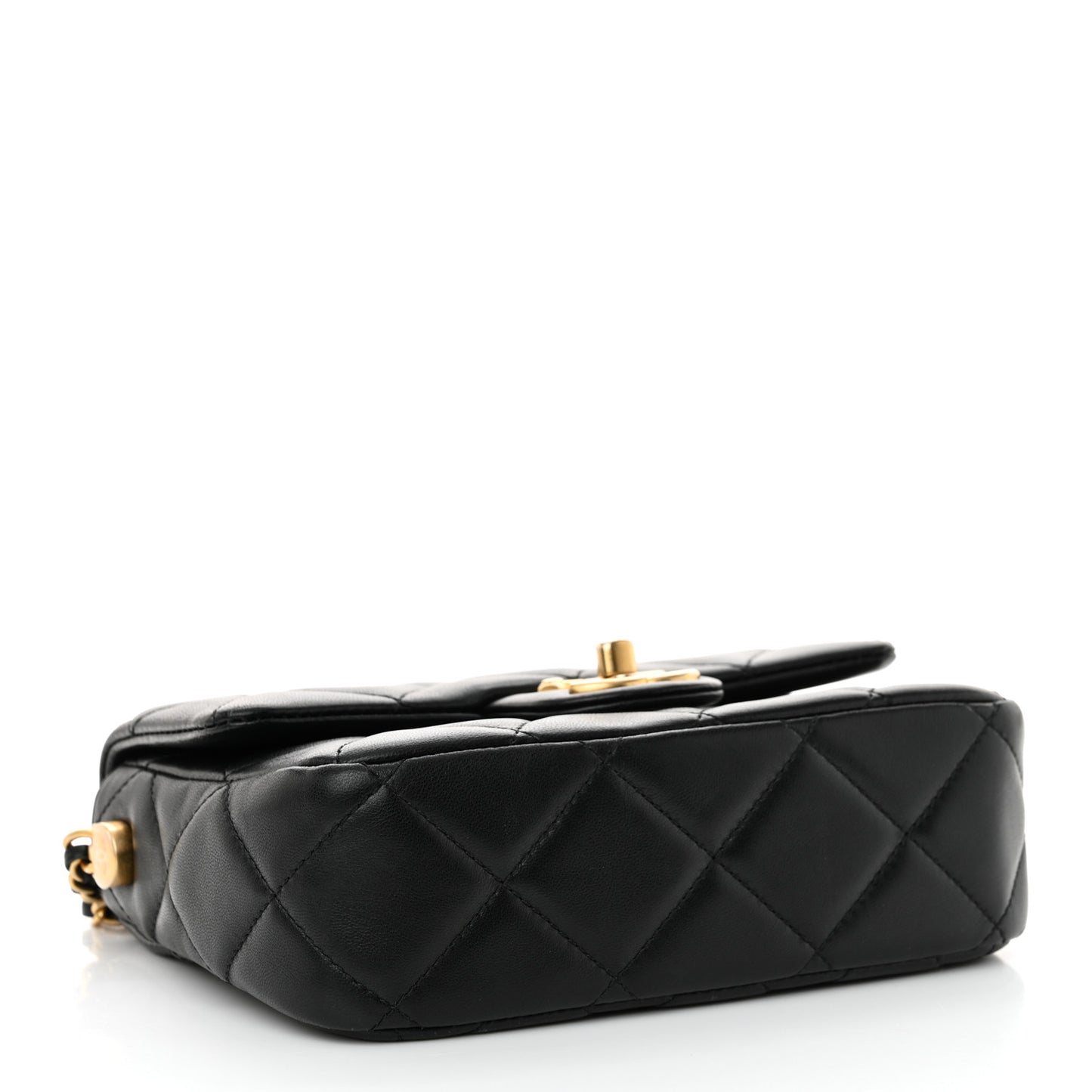 Lambskin Quilted Mini My Perfect Flap Black