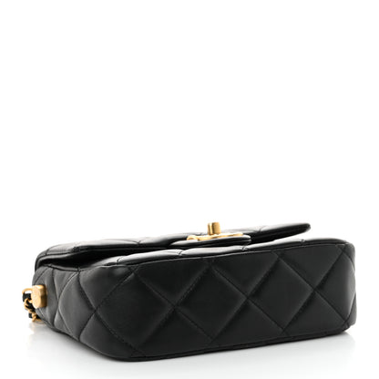 Chanel Lambskin Quilted Mini My Perfect Flap Black 4 of 12