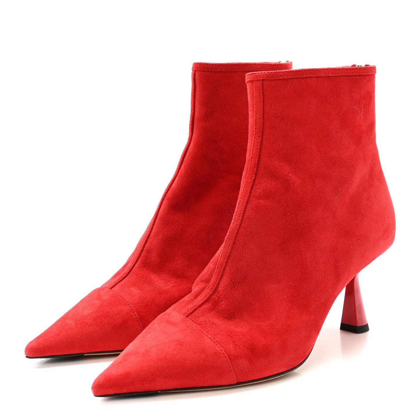 Suede Kix Boots 38 Red