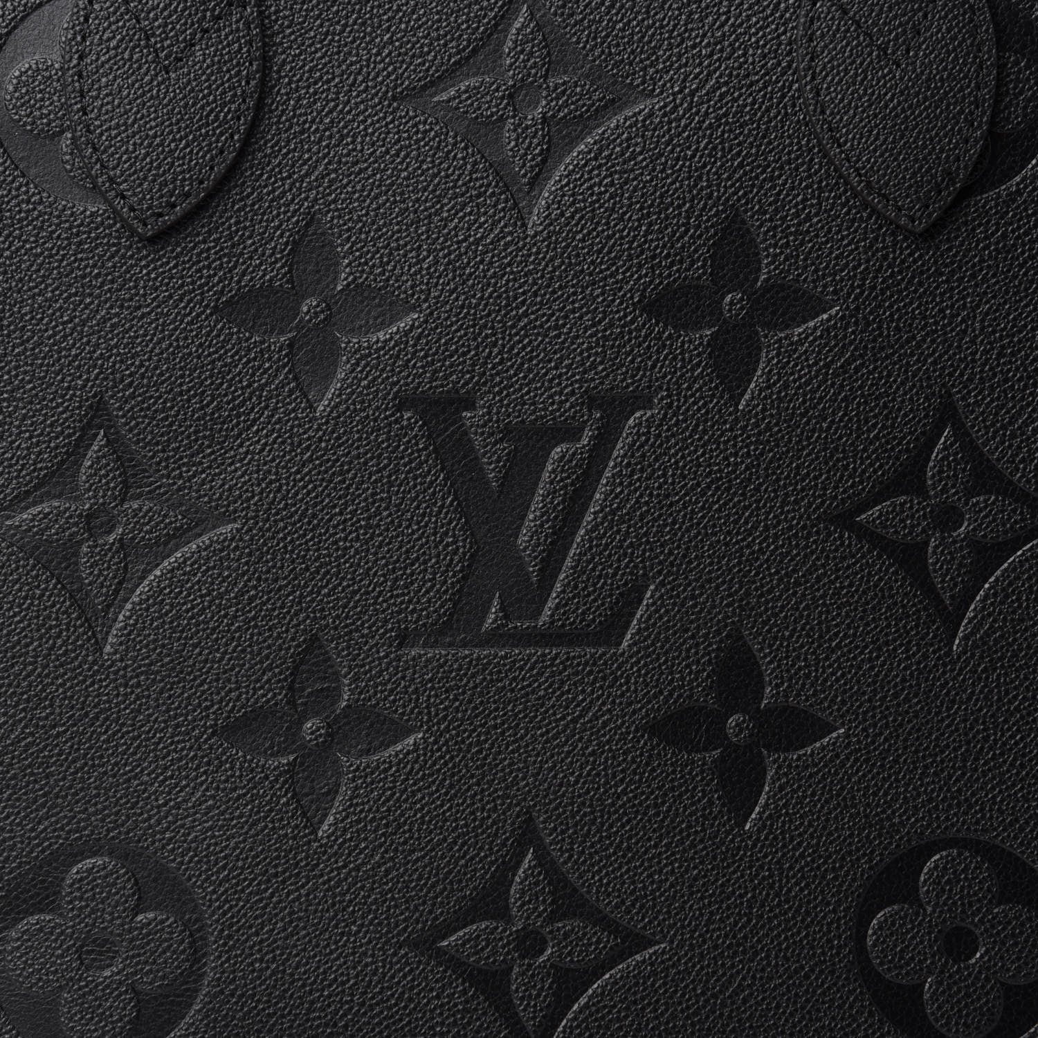 Louis Vuitton Empreinte Monogram Giant Neverfull MM Black 9 of 10
