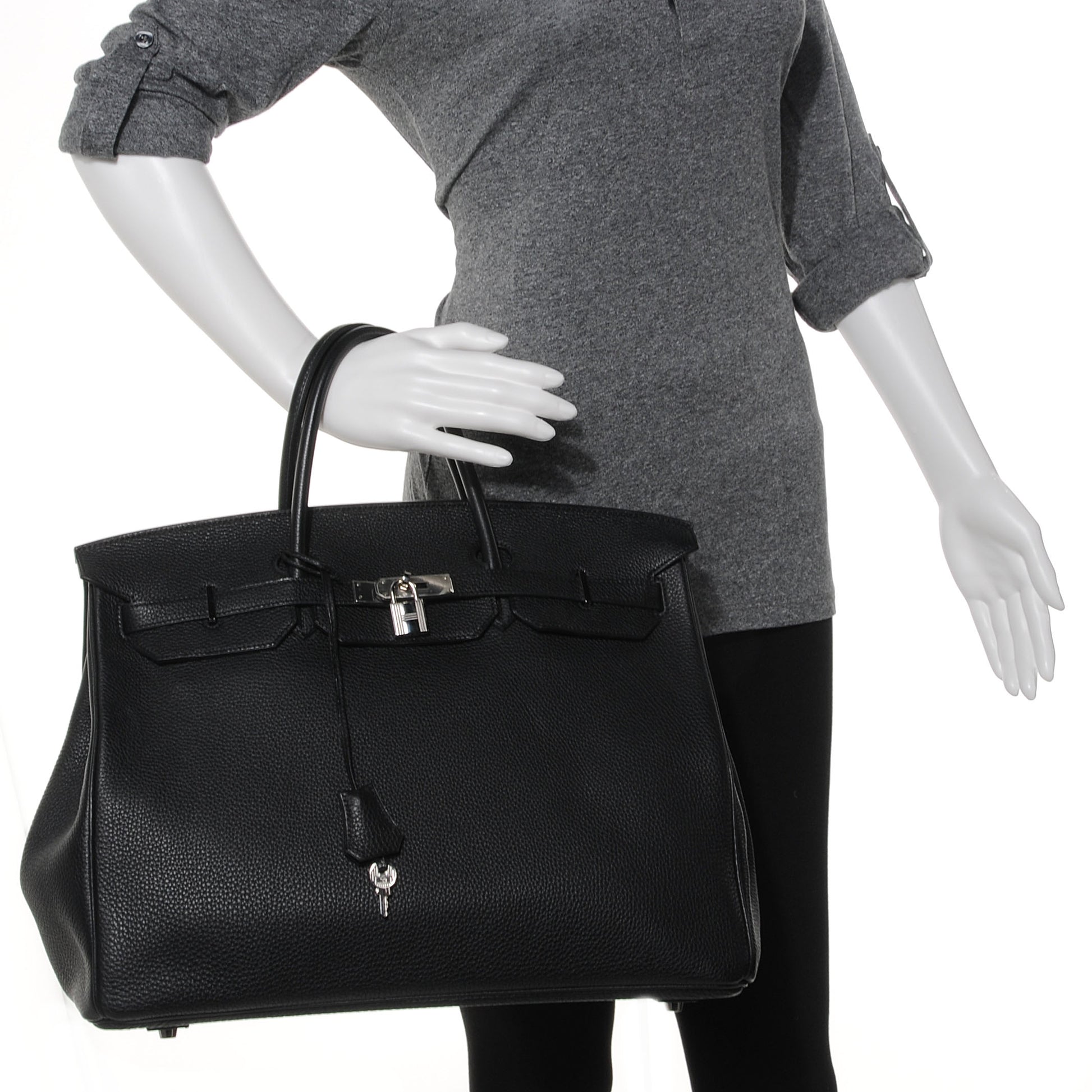 Hermes Togo Birkin 40 Black 2 of 9